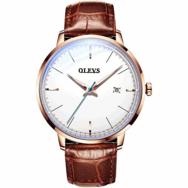 OLEVS Muse OLM66-LEATHER-WHITE-BRONZE-09