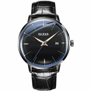 OLEVS Muse OLM66-LEATHER-BLACK-BLACK-09