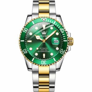 OLEVS Pondo OLM66-GREEN-STEEL-SILVER-GOLD-50